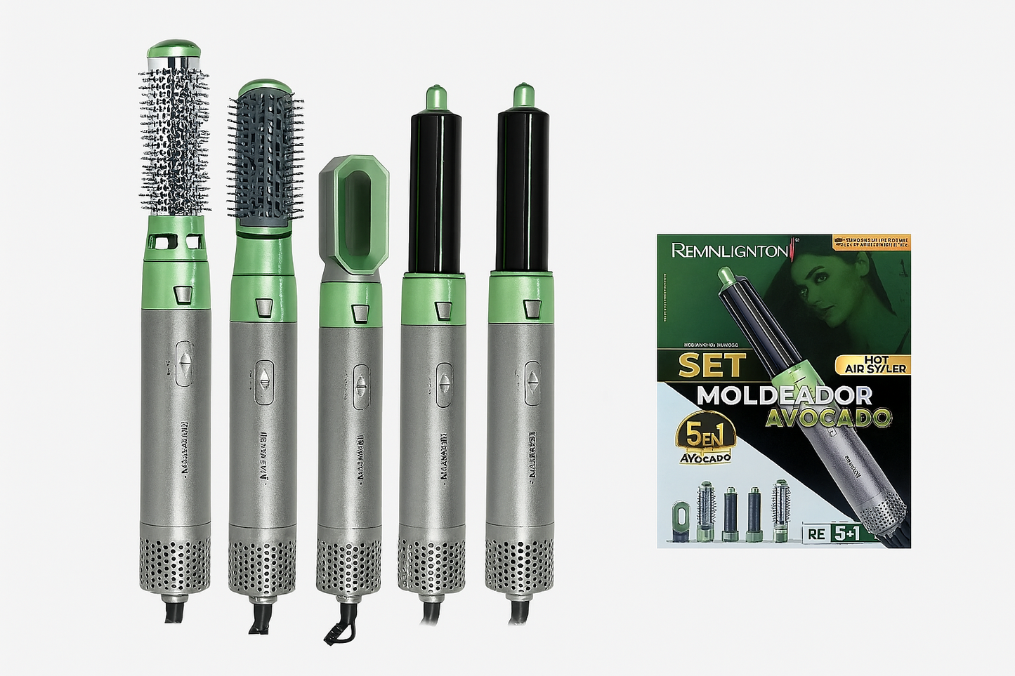 Secador Cepillo Eléctrico 5+1 Aguacate N